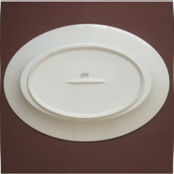 Vintage 90s Floral Serving Dish - Picture 3 of 8